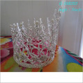 Wholesale Fashion pearl large pageant crowns full tall pageant crowns